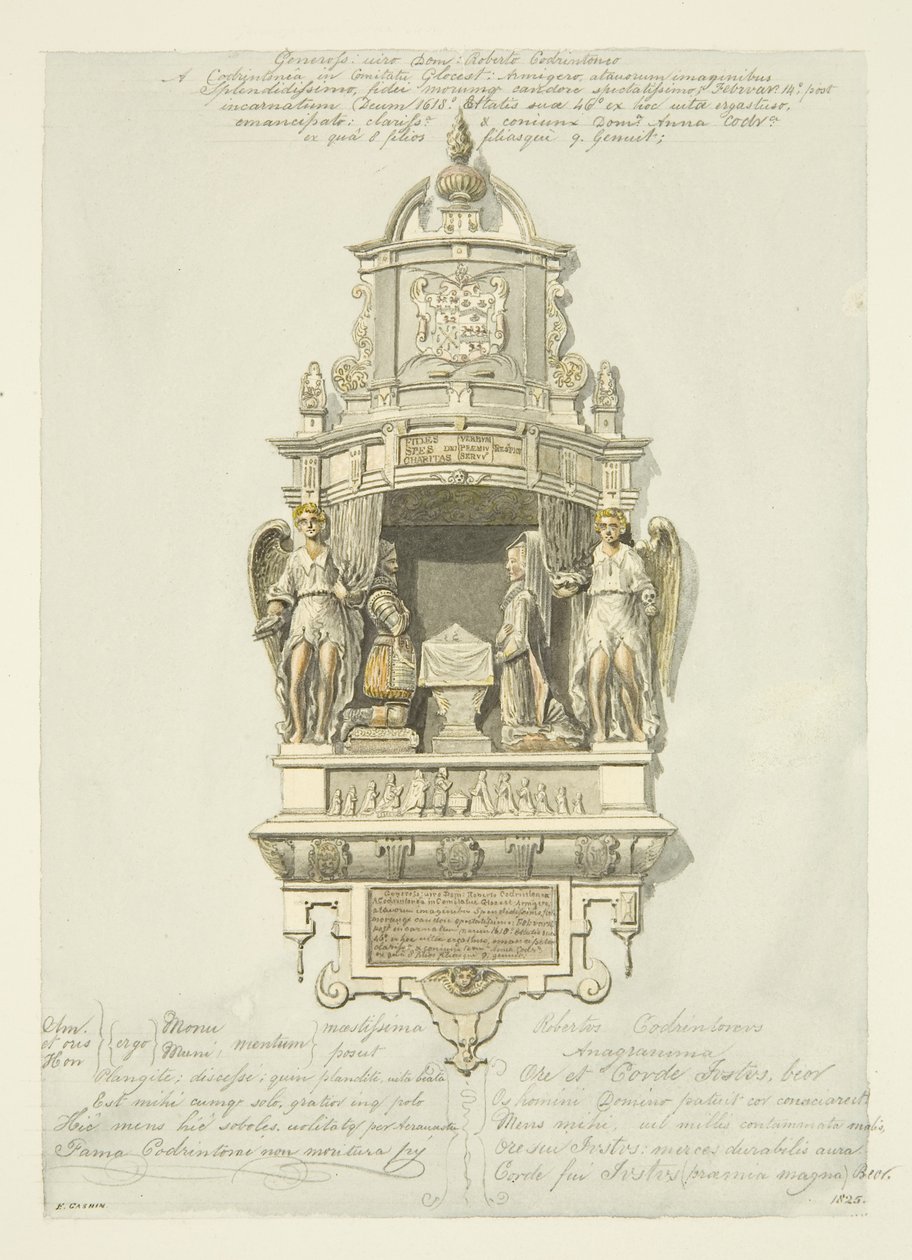 Monument til Robert Codrington af Edward Cashin