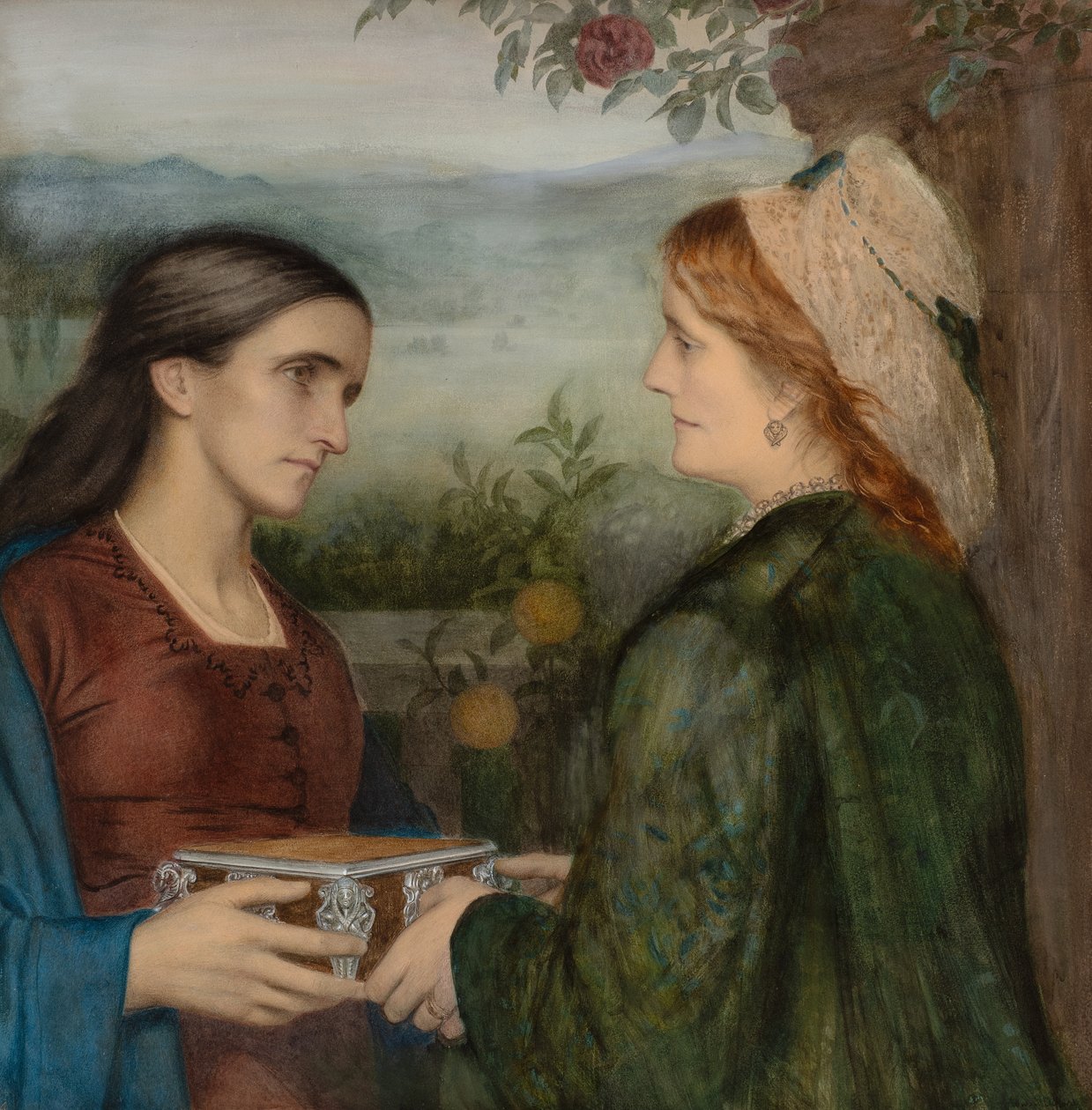 The Gift (akvarel) af Edward Clifford