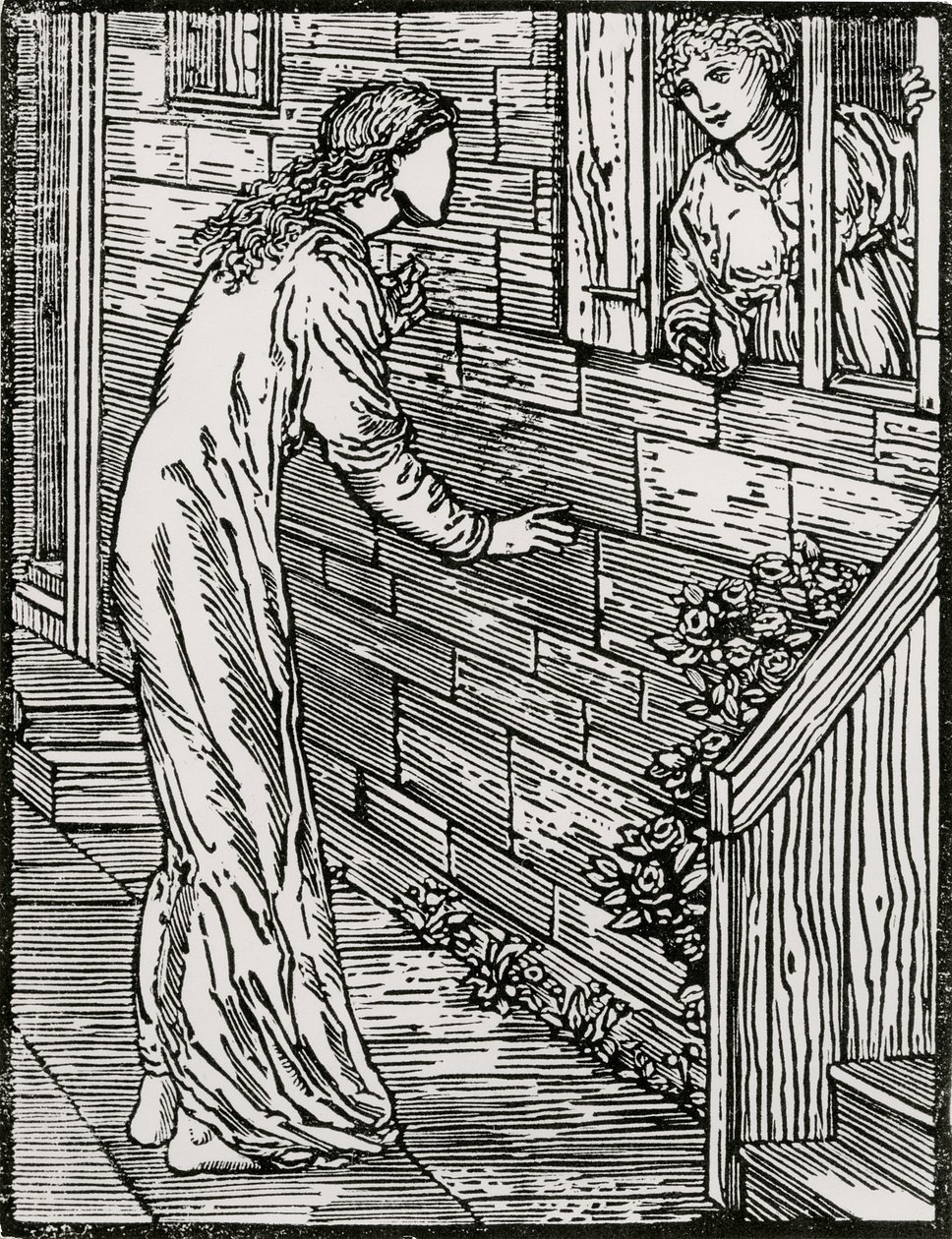 Kommer til det andet af Edward Coley (after) Burne Jones