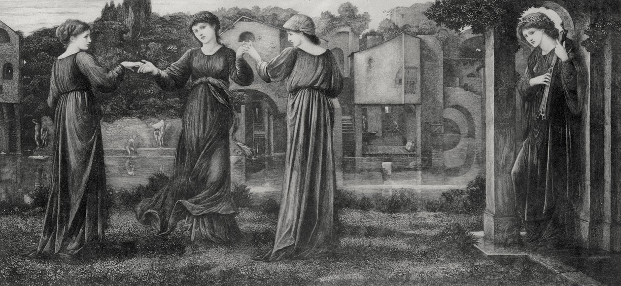 Møllen af Edward Coley (after) Burne Jones