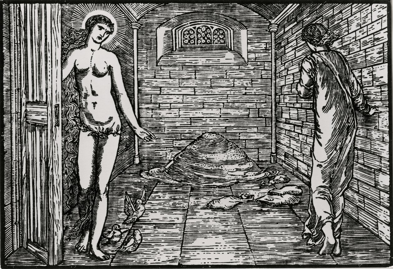 Frøenes opgave af Edward Coley (after) Burne Jones