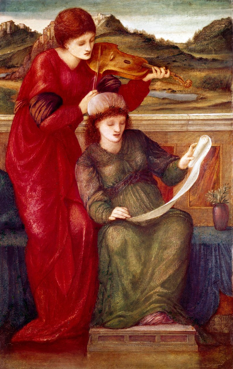 Musikkens allegori af Edward Coley Burne-Jones