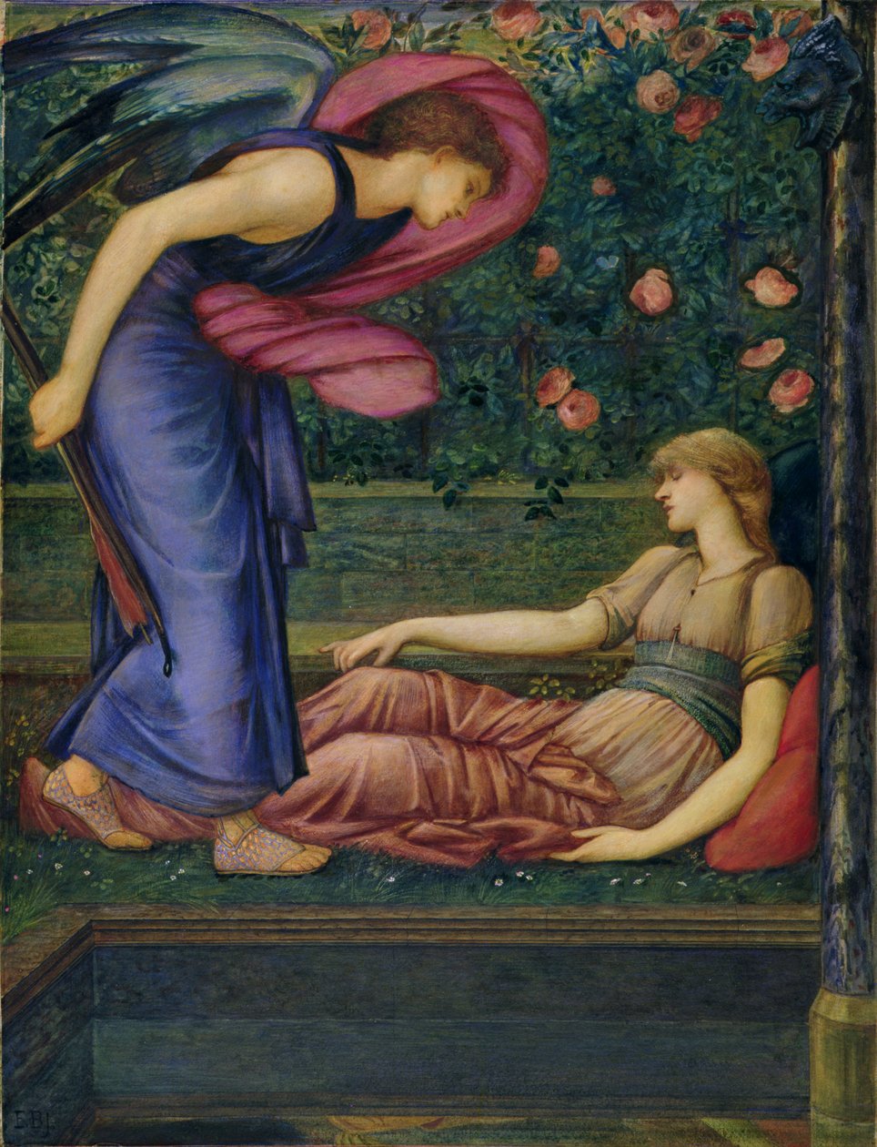 Amor og Psyche af Edward Coley Burne Jones