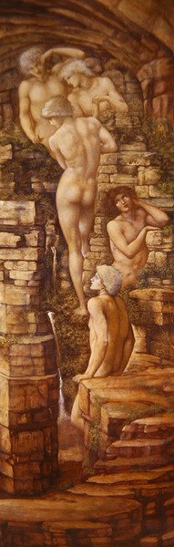 Hill Fairies (olie på lærred) af Edward Coley Burne Jones