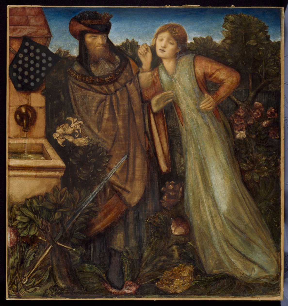 King Mark og La Belle Iseult af Edward Coley Burne-Jones