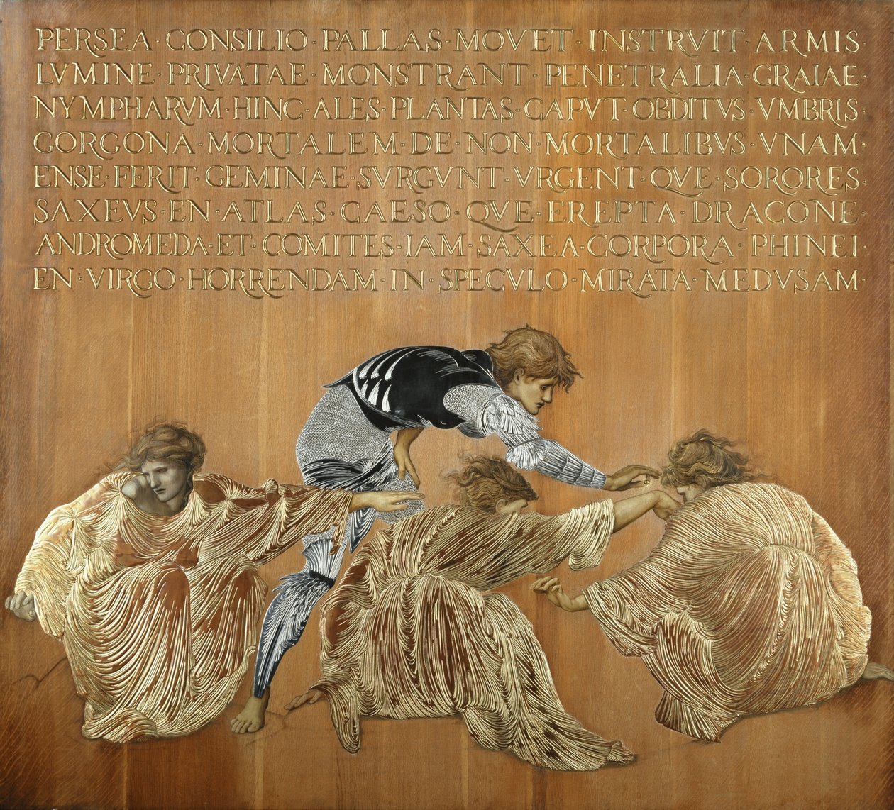Perseus og Graiae af Edward Coley Burne Jones