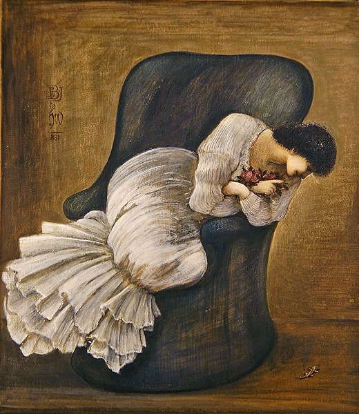 Portræt af Lady Lewis af Edward Coley Burne Jones