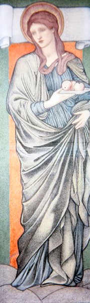 St. Dorothea af Edward Coley Burne Jones