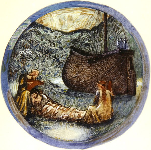 Blomsterbogen: XXXV. Eng sød af Edward Coley Burne Jones