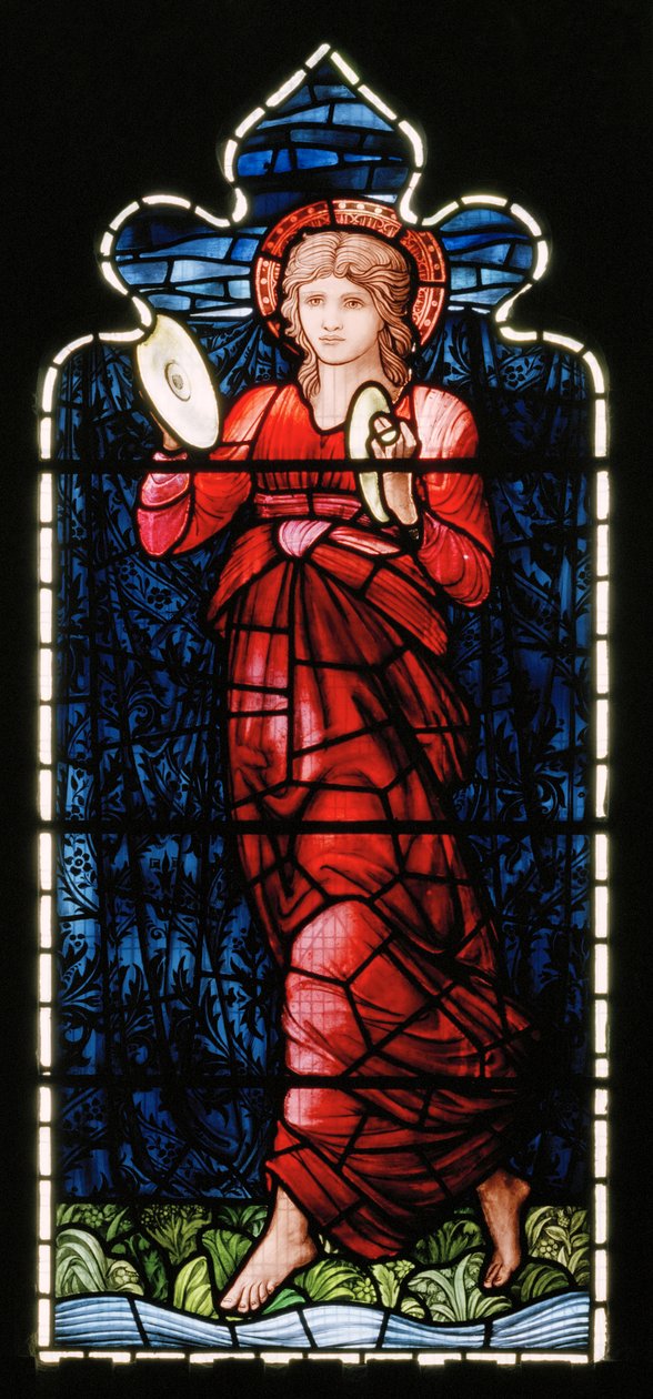 Ashton Under Lyne, Albion Congregational Church, Morris & Co., Edward Burne-Jones, Miriam, 1896 af Edward Burne Jones