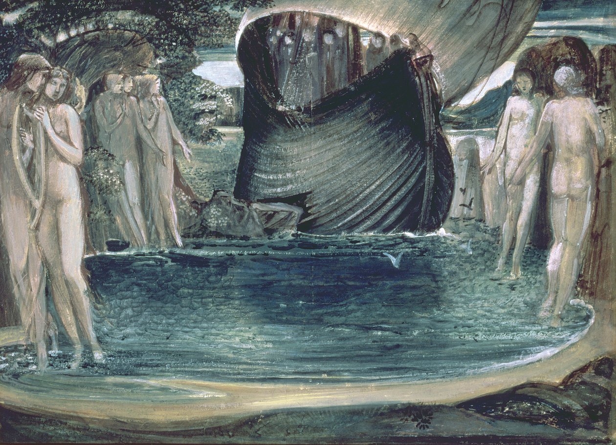 Design til The Sirens, 1890