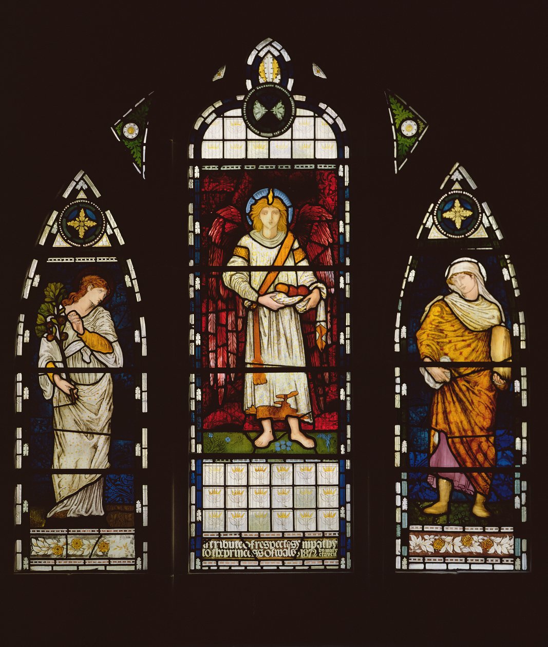 Dorothea og Theophilus, c.1861-62 af Edward Burne Jones