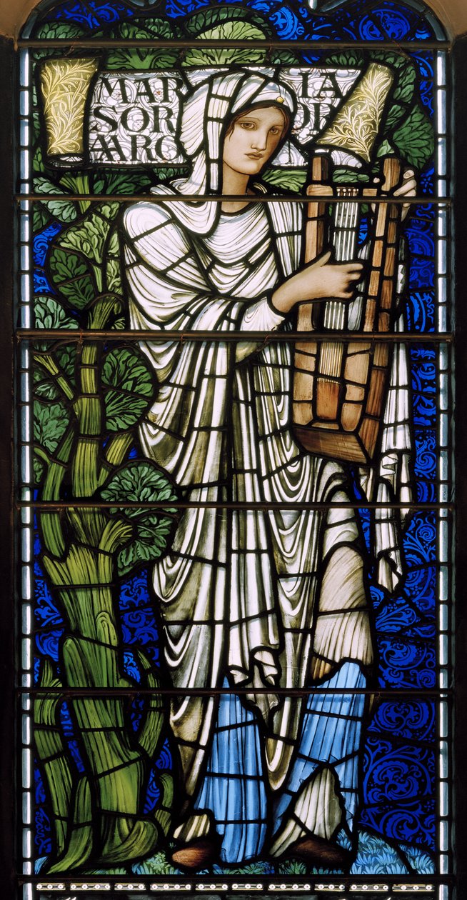 Edinburgh, St Giles Cathedral, Morris & Co., Edward Burne-Jones, Maria, 1886 af Edward Burne Jones