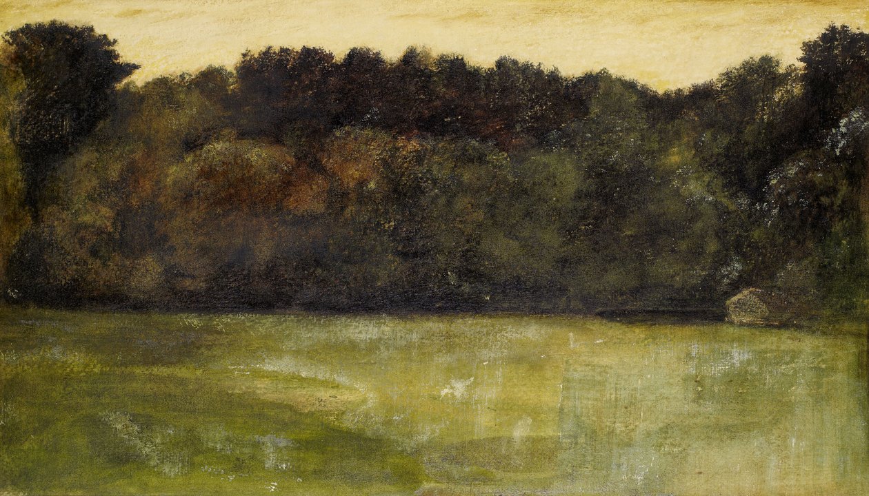 Landskab - Studie, 1863 af Edward Burne Jones