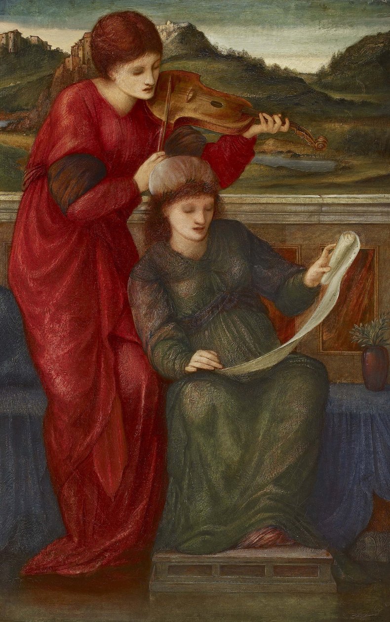 Musik, 1877 af Edward Burne Jones
