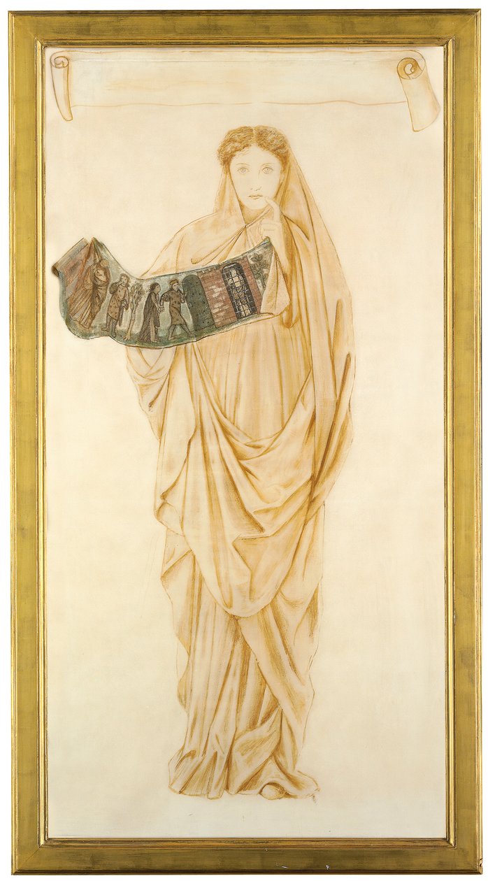 Philomela, 1864 af Edward Burne Jones