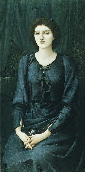 Portræt af baronesse Madeleine Desandes af Edward Coley Burne Jones