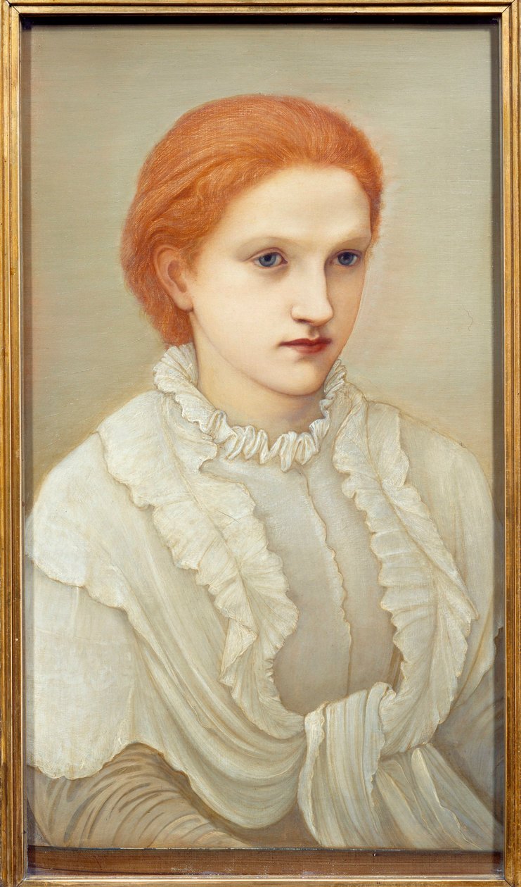 Portræt af suffragetten Lady Frances Balfour (1858-1931) Maleri af Edward Burne Jones (1833-1898) 1880 Søn. 0,63x0,38 m Nantes, Musee des Beaux Arts af Edward Burne Jones