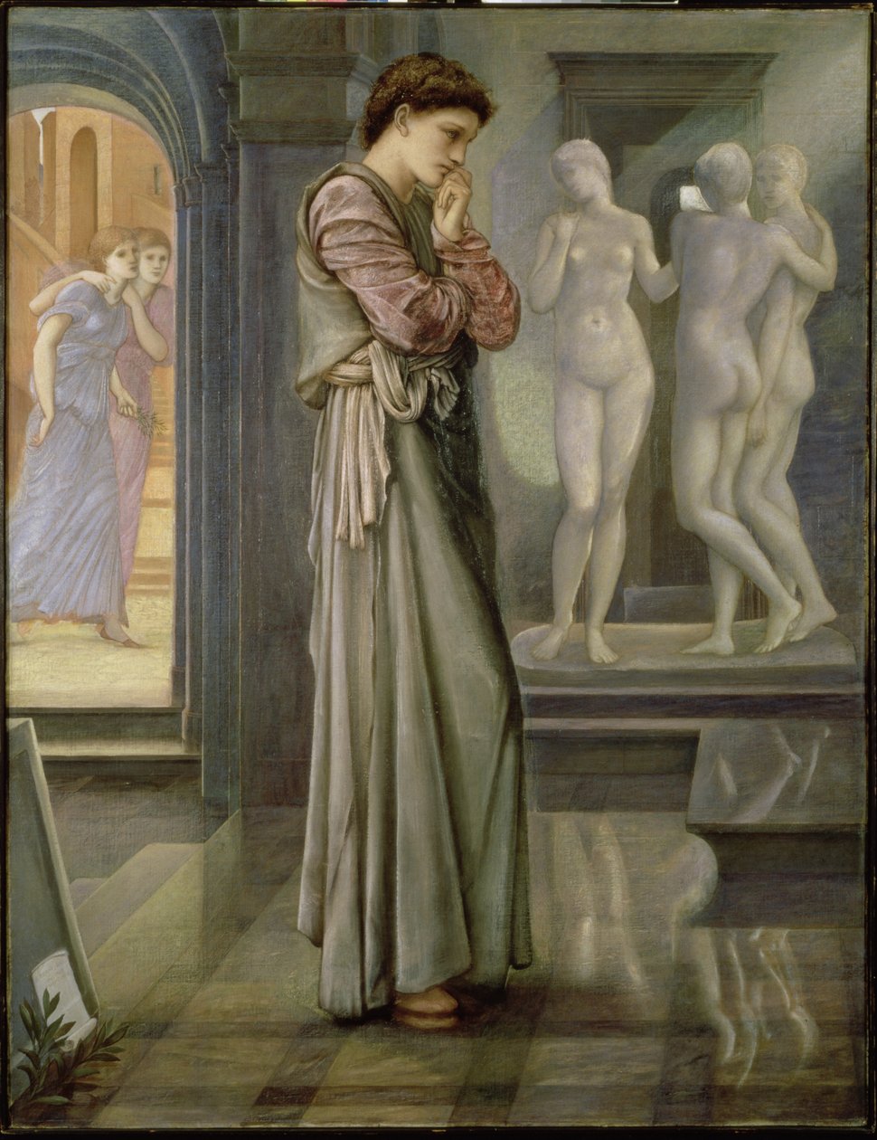 Pygmalion and the Image: The Heart Desires, 1868 af Edward Burne Jones