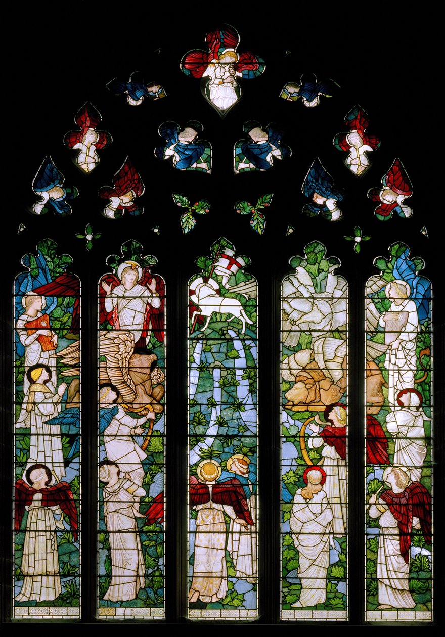 Paradisets floder, 1875 af Edward Burne Jones