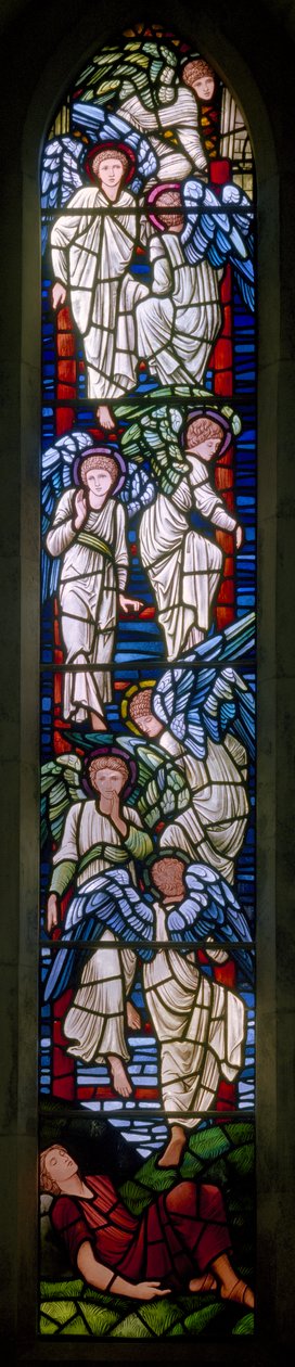 Rottingdean, St. Margaret, Morris & Co., Edward Burne-Jones, Jacobs Dream, 1897 af Edward Burne Jones