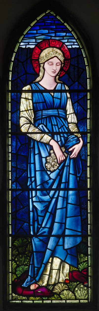 Rottingdean, St. Margaret, Morris & Co., Edward Burne-Jones, St. Margaret, 1894 af Edward Burne Jones