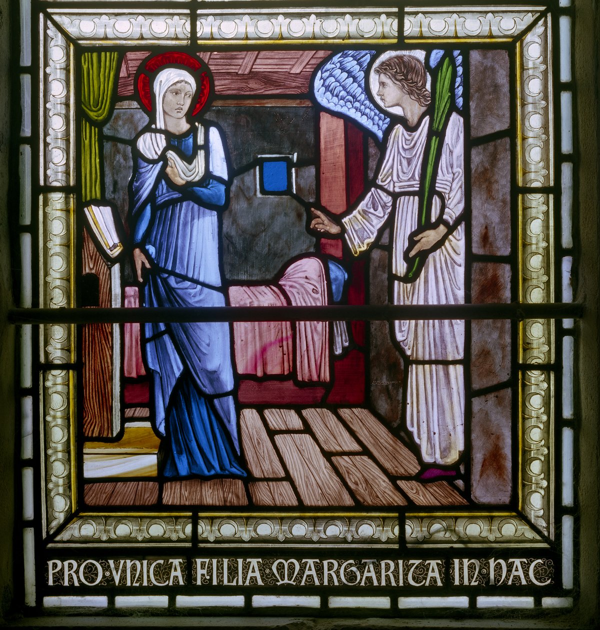 Rottingdean, St. Margaret, Morris & Co., Edward Burne-Jones, The Annunciation af Edward Coley Burne Jones