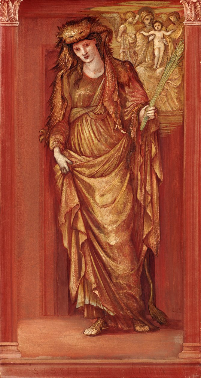 Sibylla Tiburtina, 1877 af Edward Burne Jones