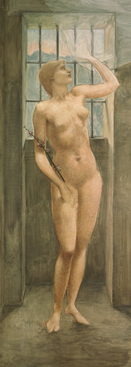 Spes, Håb i Fængsel, c.1874 af Edward Burne Jones