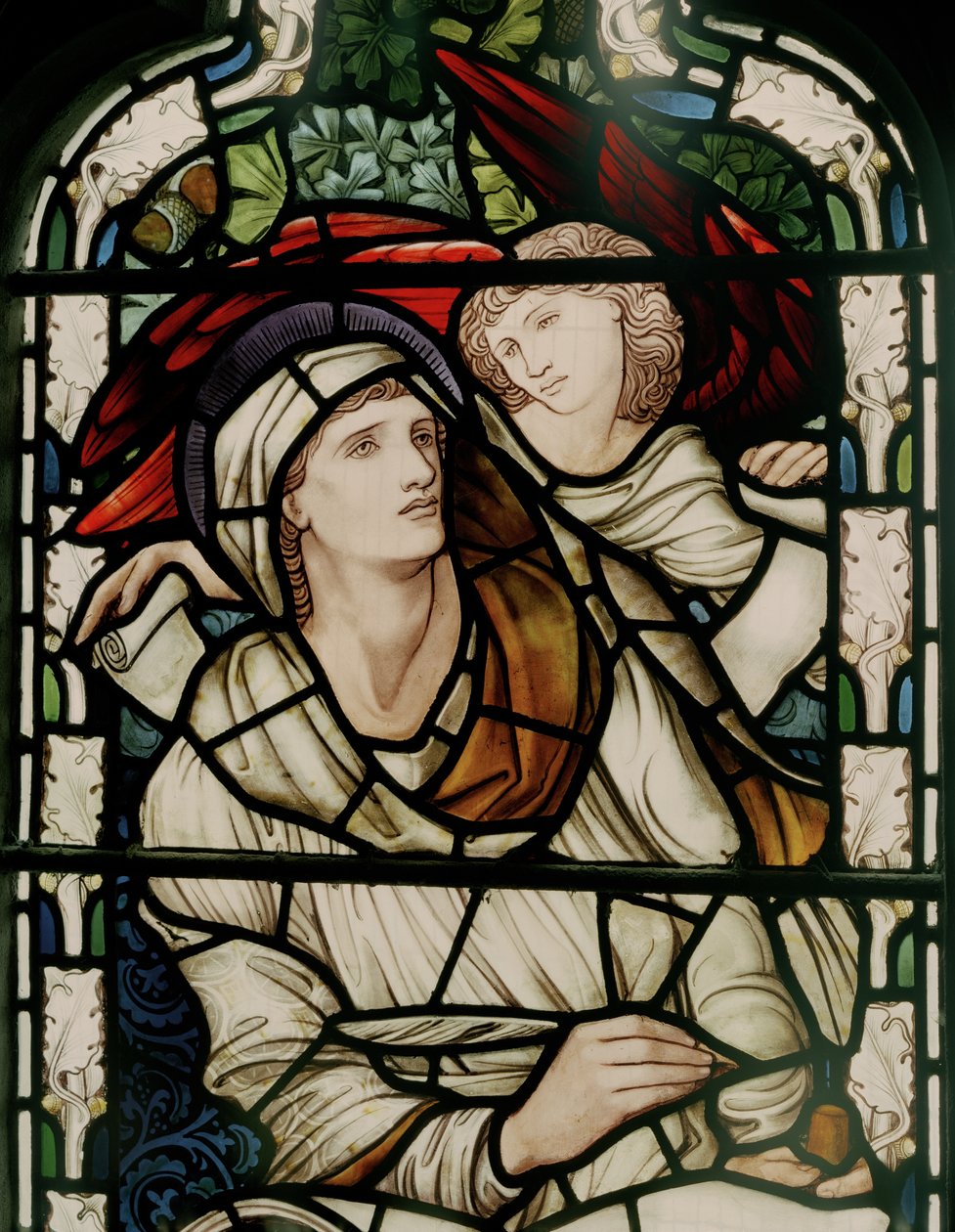 St Matthew, 1876 (farvet glas) af Edward Burne Jones