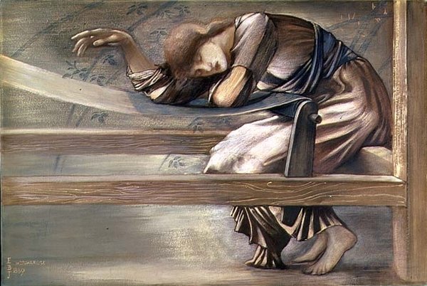 The Briar Rose Series - Studie til "The Garden Court" af Edward Burne Jones