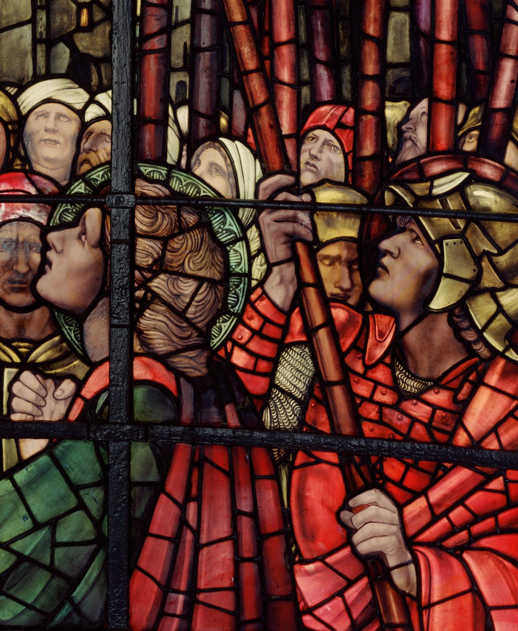 The Crucifixion Window, detalje, 1888 (farvet glas) af Edward Burne Jones