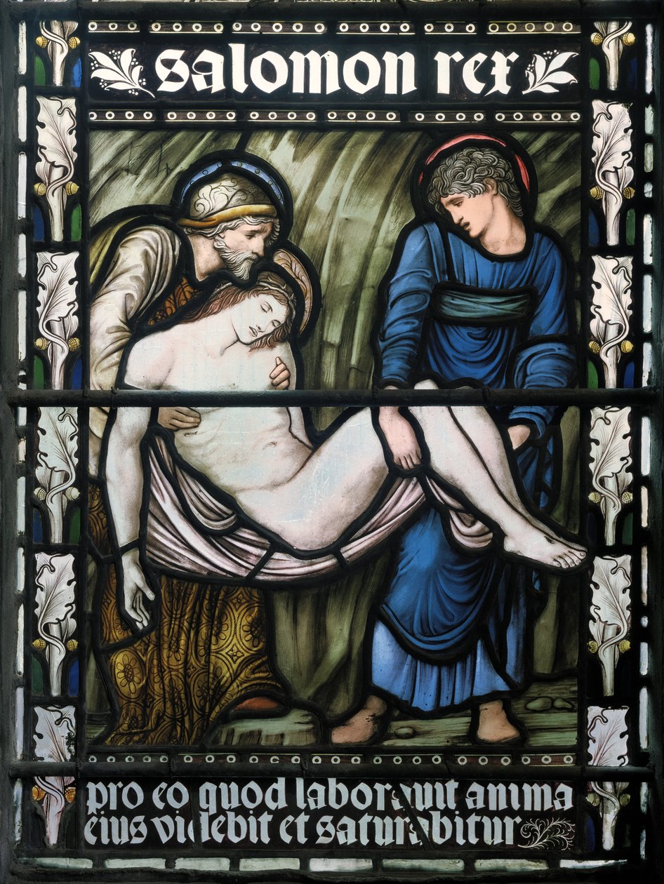 The Entombment, 1876 (farvet glas) af Edward Burne Jones