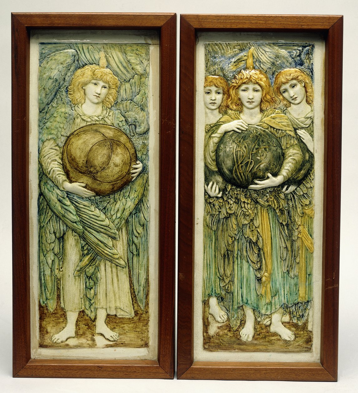 Den første skabelsesdag og den tredje skabelsesdag, af Edward Burne Jones