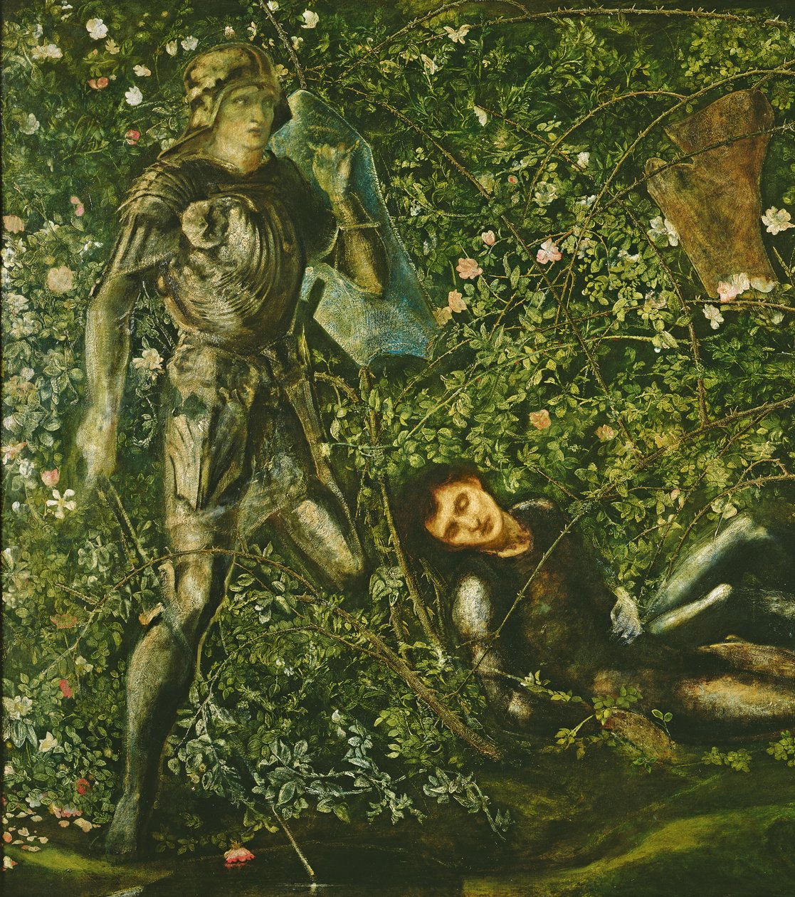 The Knights and the Briar Rose, 1869 af Edward Burne Jones