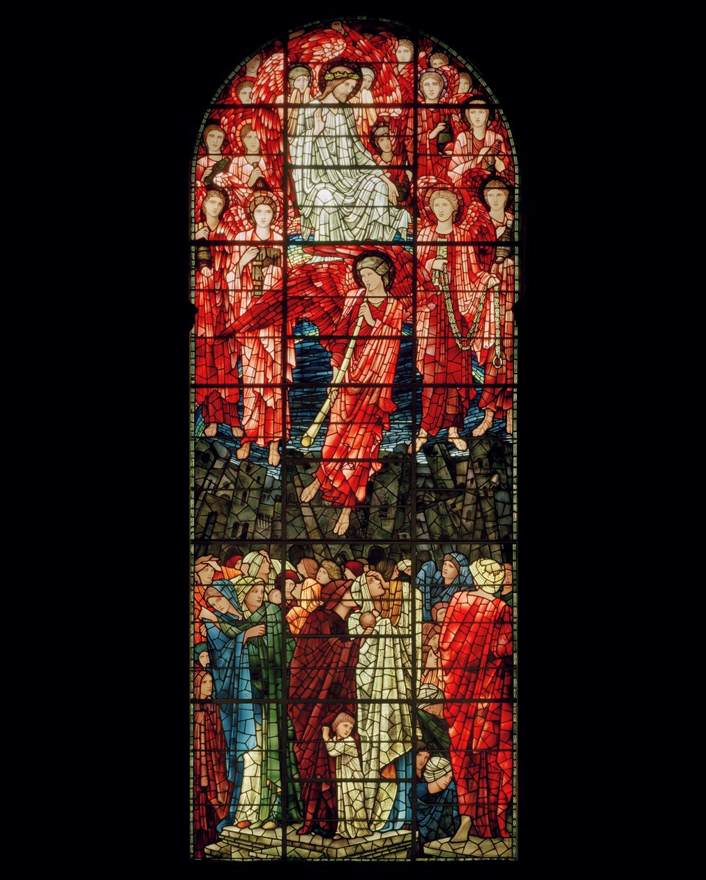 The Last Judgment Window, 1897 (farvet glas) af Edward Burne Jones
