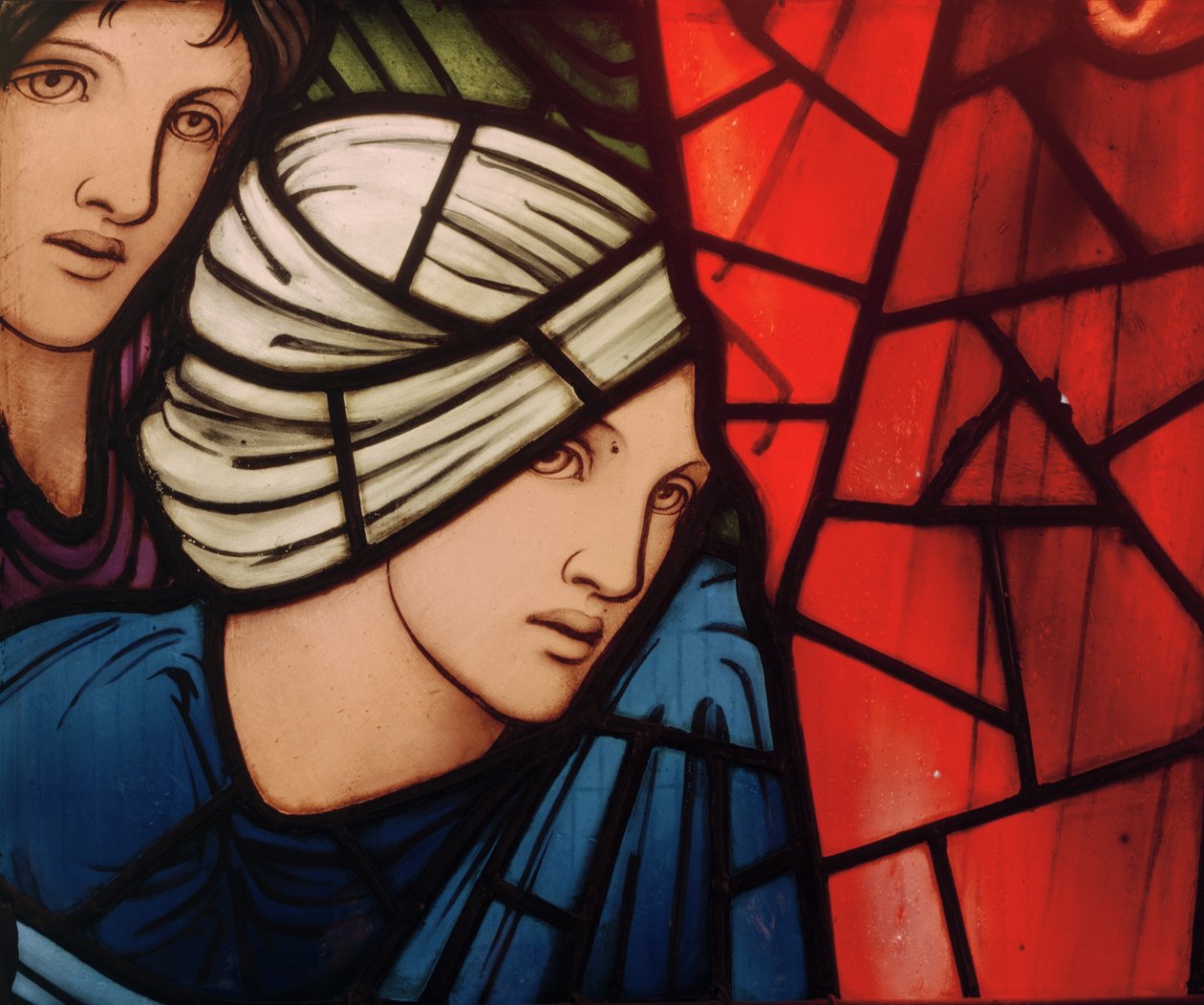 The Last Judgment Window, detalje, 1897 (farvet glas) af Edward Burne Jones