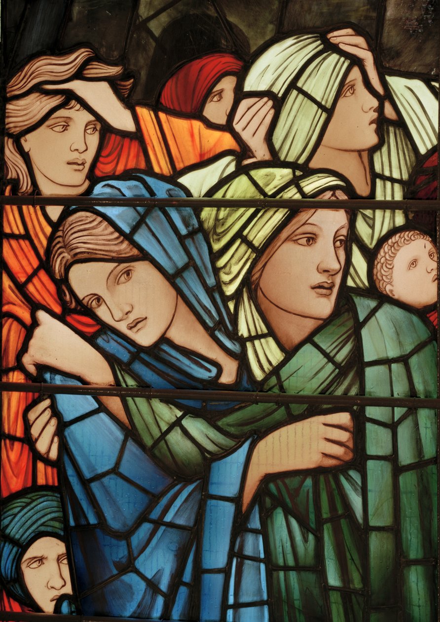 The Last Judgment Window, detalje, 1897 (farvet glas) af Edward Burne Jones