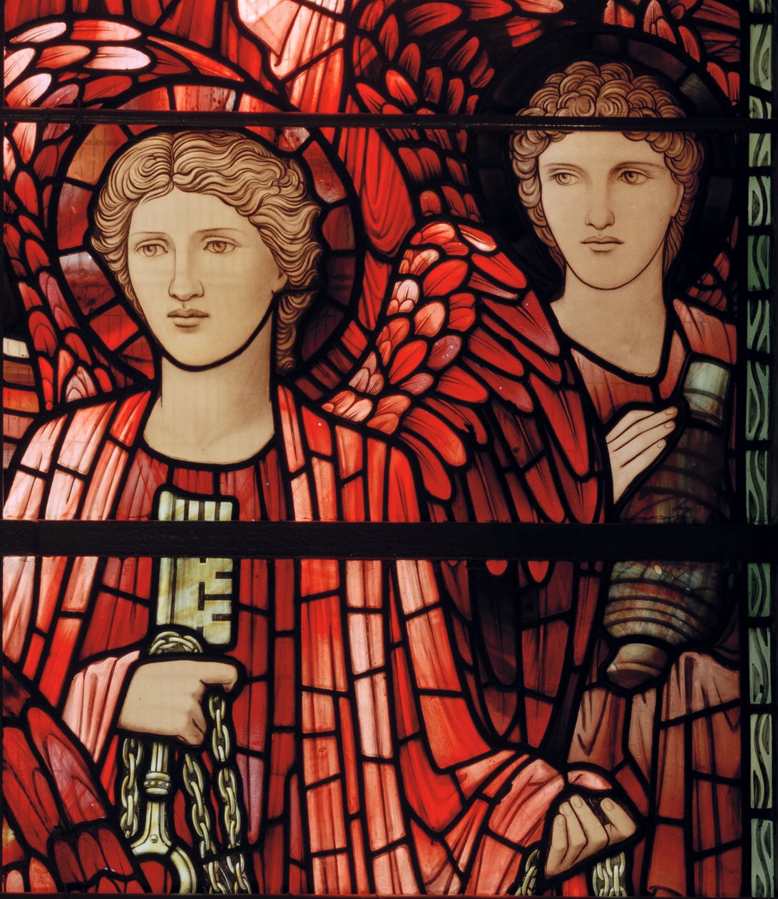 The Last Judgment Window, detalje, 1897 (farvet glas) af Edward Burne Jones