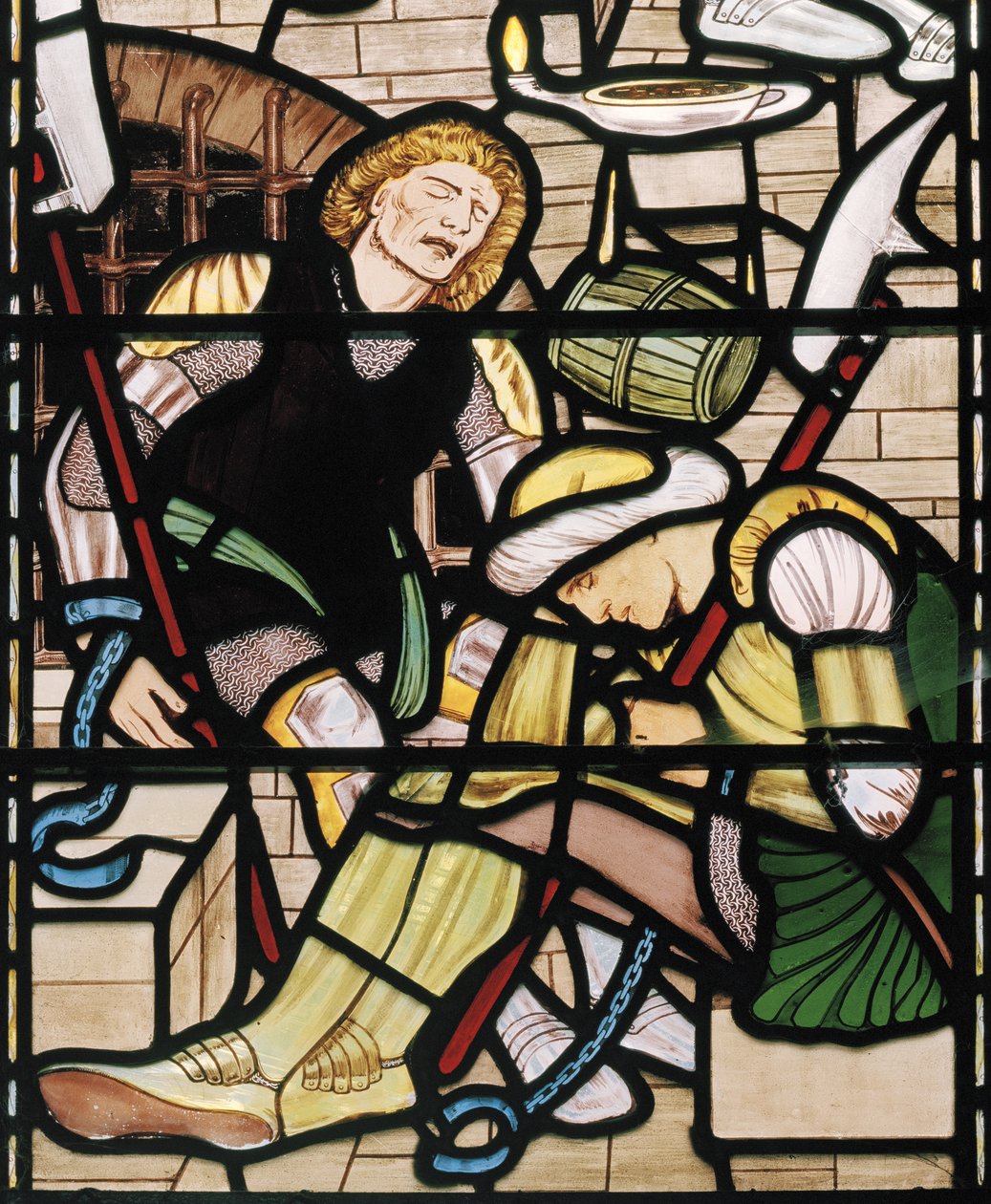 The Liberation of St Peter, 1862-3 (farvet glas) af Edward Burne Jones