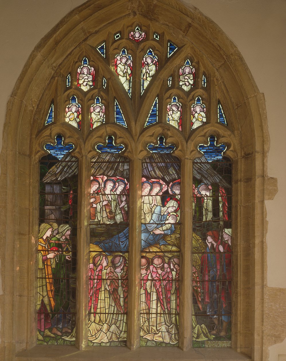Fødselen, 1862 af Edward Burne Jones