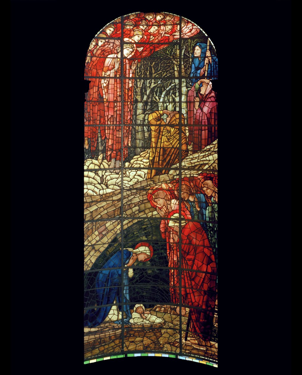 The Nativity Window, 1888 (farvet glas) af Edward Burne Jones