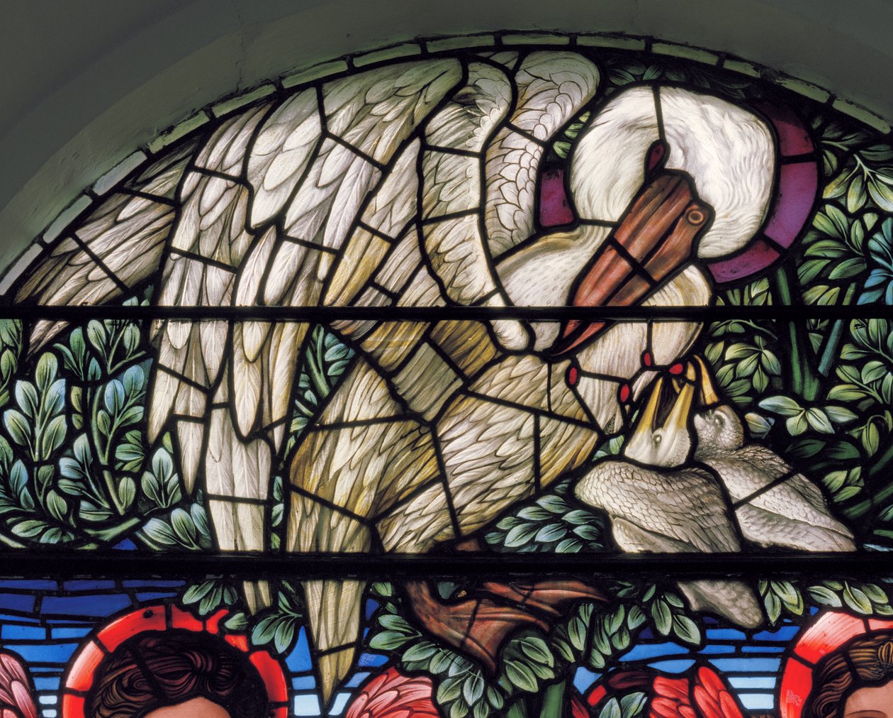 Pelikanen i sin fromhed af Edward Coley Burne-Jones