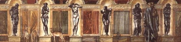 Pilgrimmen i lediggangens have, af Edward Burne Jones