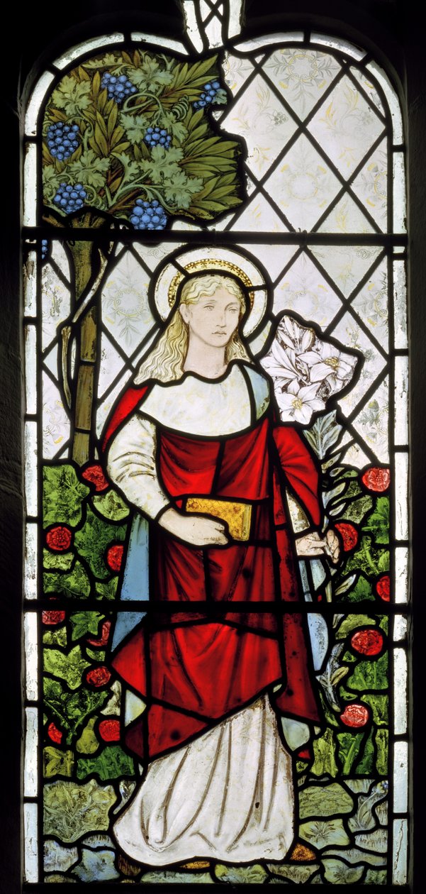 Jomfru Maria, 1873 af Edward Burne Jones