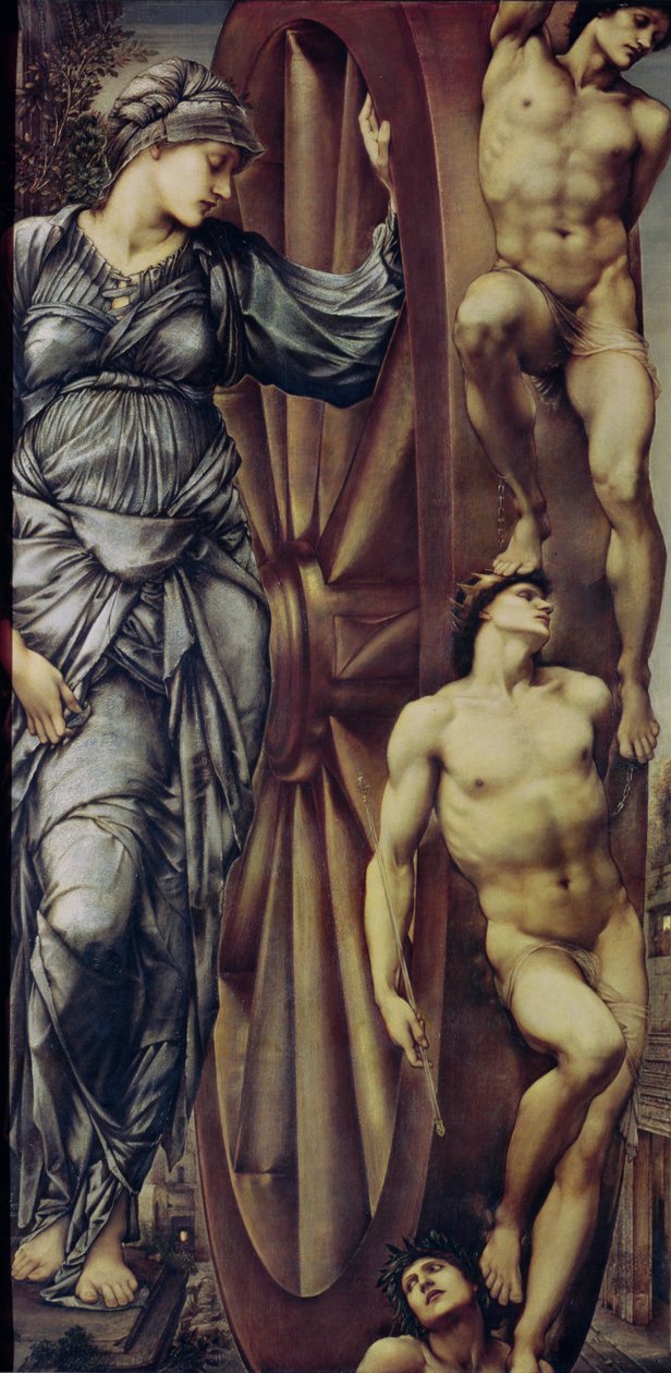 Lykkehjulet af Edward Burne Jones