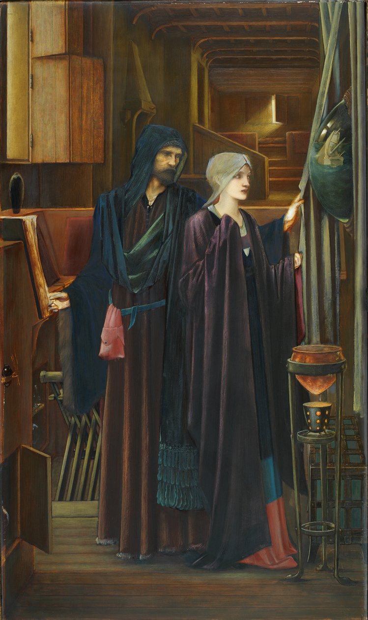 Troldmanden, 1898 af Edward Burne Jones