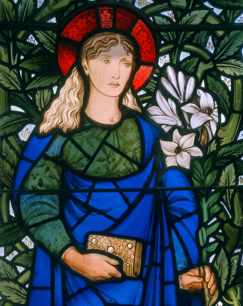 Whitelands College, Morris & Co., Edward Burne-Jones, Mary, 1886 af Edward Burne Jones
