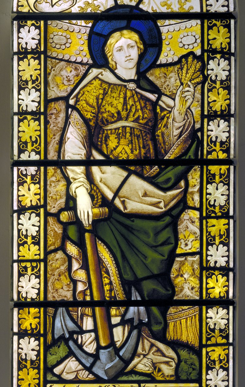 Forest Green, Holy Trinity, Burlison & Grylls, efter Edward Burne-Jones, Hope 1896 af Edward Coley after Burne Jones