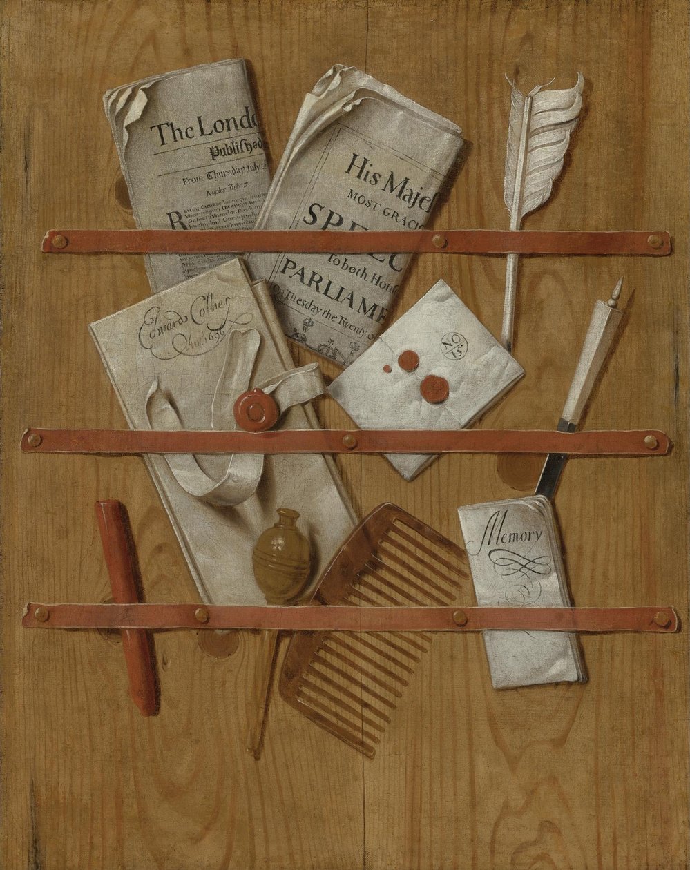 Trompe loeil, 1696 af Edward Collier